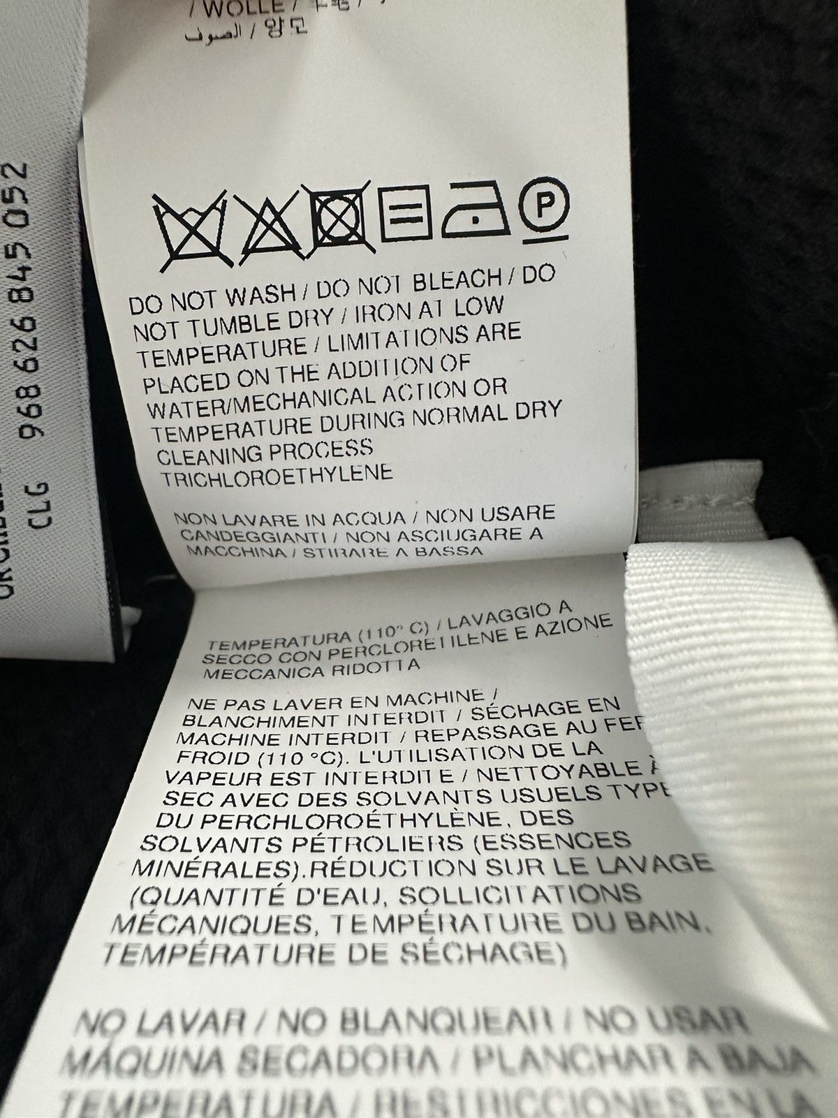 Off-White OFF-WHITE Intarsia Motif Zipped Cardigan Black/Multi Size US L / EU 52-54 / 3 - 8 Thumbnail