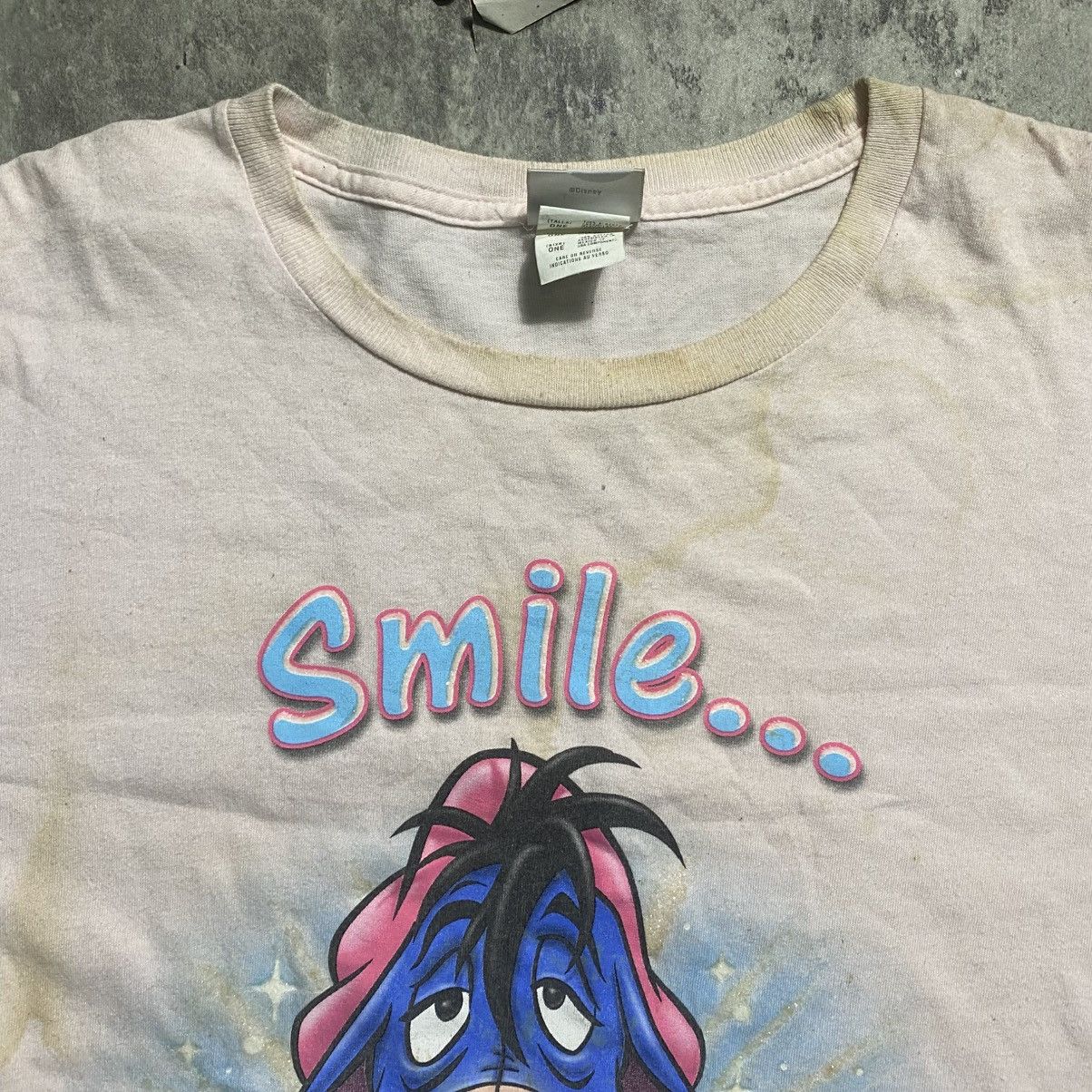 Disney Vintage Disney Eeyore Big Face Winnie The Pooh Tshirt Size US XXL / EU 58 / 5 - 4 Thumbnail