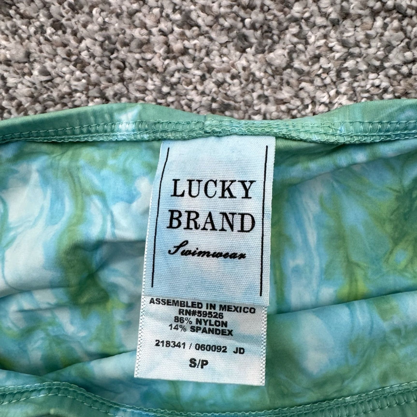 Lucky Brand Lucky Brand Bikini Bottom Womens Small Boho Tie Dye Beachwear Retro Swimwear Size 28" / US 6 / IT 42 - 6 Thumbnail