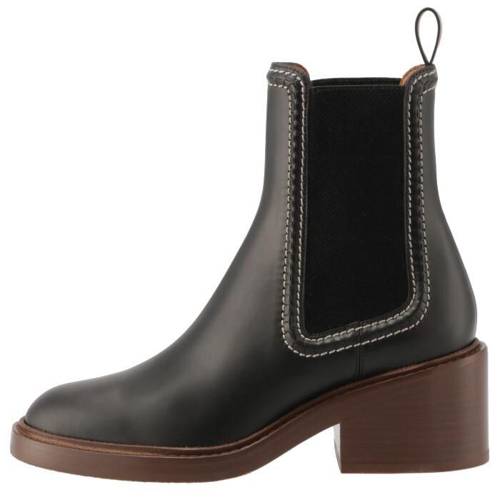 o1loc1c0424 Evening Ankle Boots in Black - Main Image