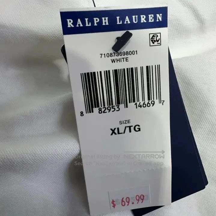 Polo Ralph Lauren Polo Ralph Lauren SS23 Men's White Casual Shirt. Size US XL / EU 56 / 4 - 5 Thumbnail
