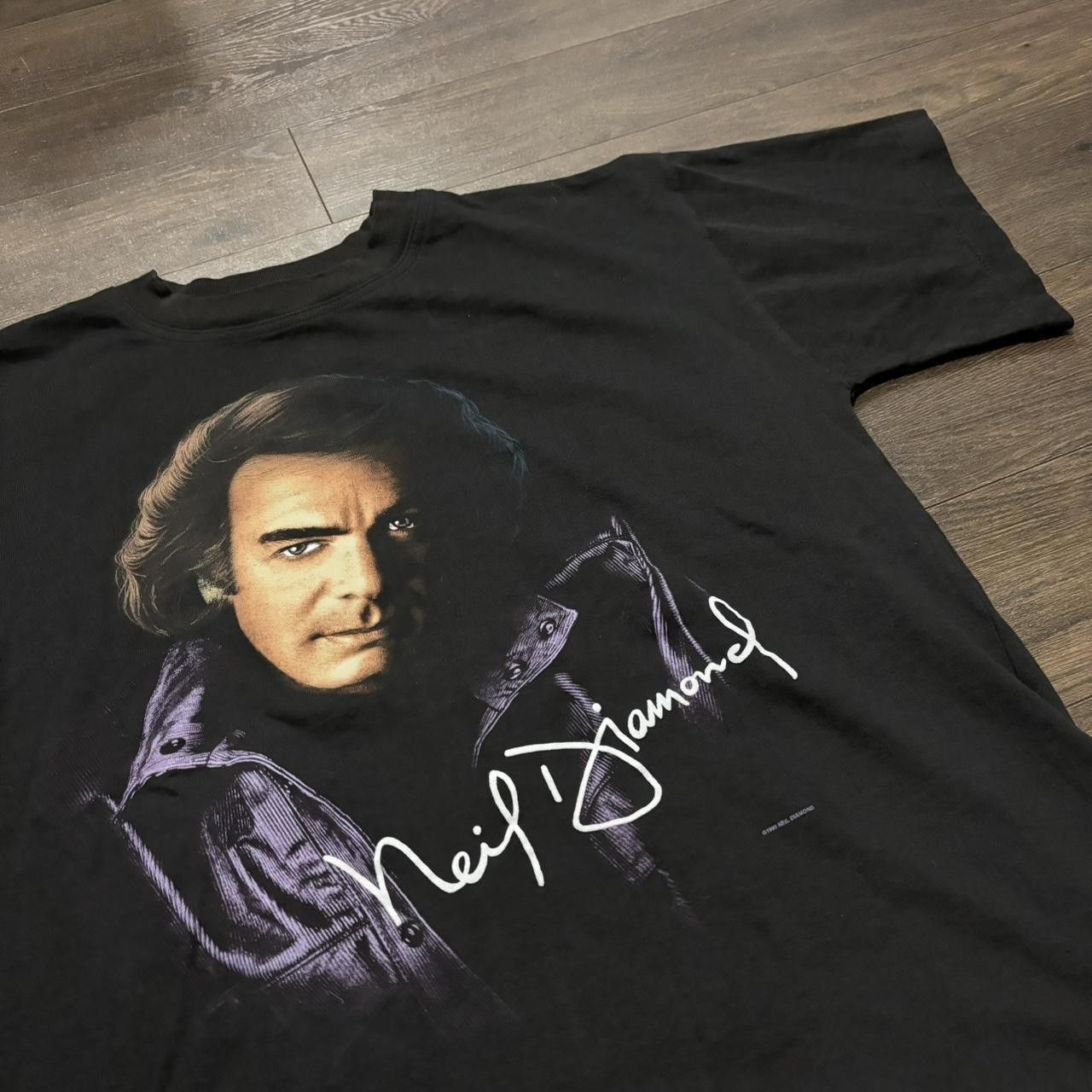 Designer vintage Neil diamond tennesse moon tour t shirt 90s M Size US M / EU 48-50 / 2 - 1 Thumbnail