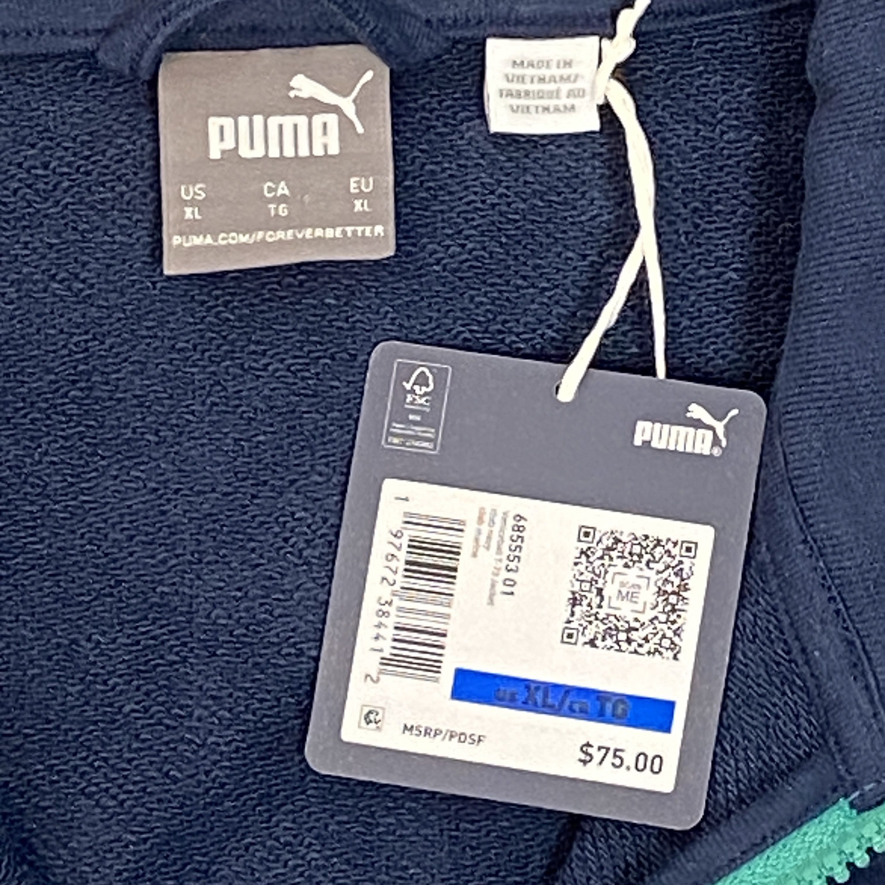 Puma VENICEBALL T-73 Training Jacket XL Graphic Zip HOOP HUNTER Size US XL / EU 56 / 4 - 4 Thumbnail