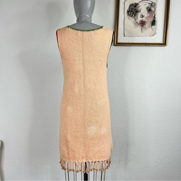 Vintage Myrna MacMurray Native American Indigenous Sweater Beaded Dr Size M / US 6-8 / IT 42-44 - 7 Thumbnail