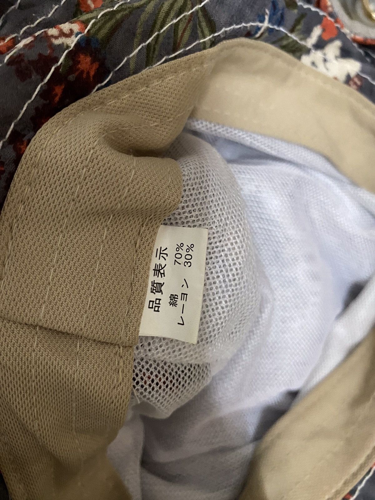 Japanese Brand Japanese Brand Flower Bucket Hat Size ONE SIZE - 5 Thumbnail