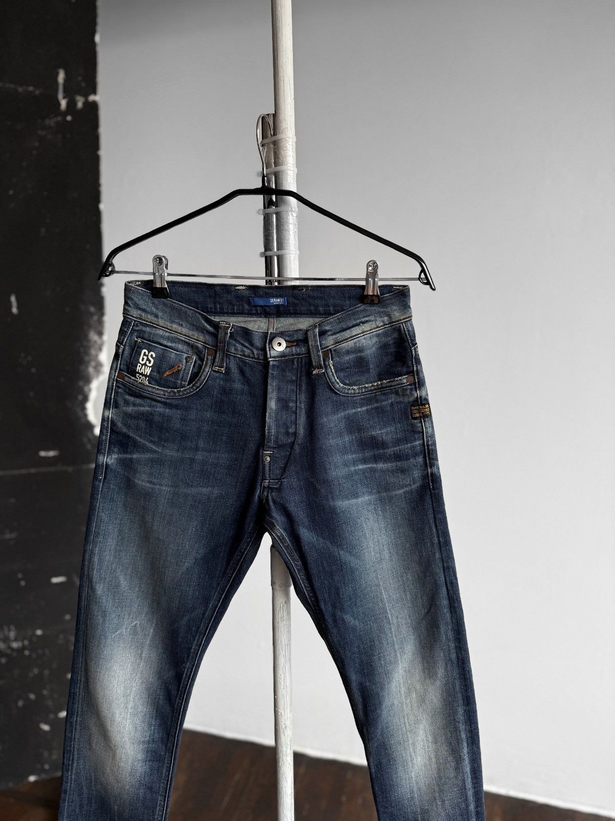 G-Star G-Star Raw Mens Blue Defend Super Slim Denim Jeans RRP €150 Size US 30 / EU 46 - 5 Thumbnail