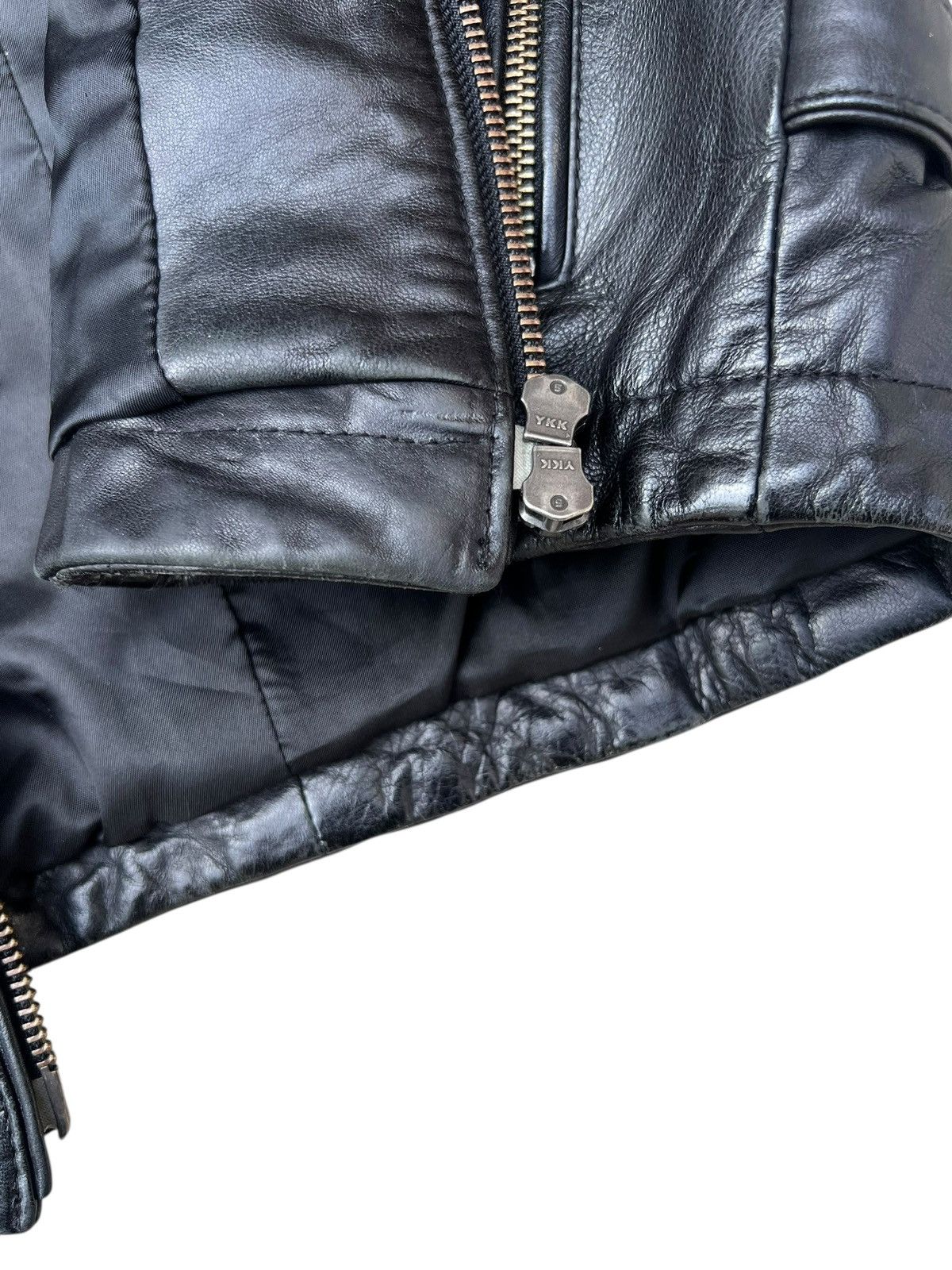 Schlussel Schlussel Japan Patina Sheepskin Leather Jacket Size US S / EU 44-46 / 1 - 13 Thumbnail