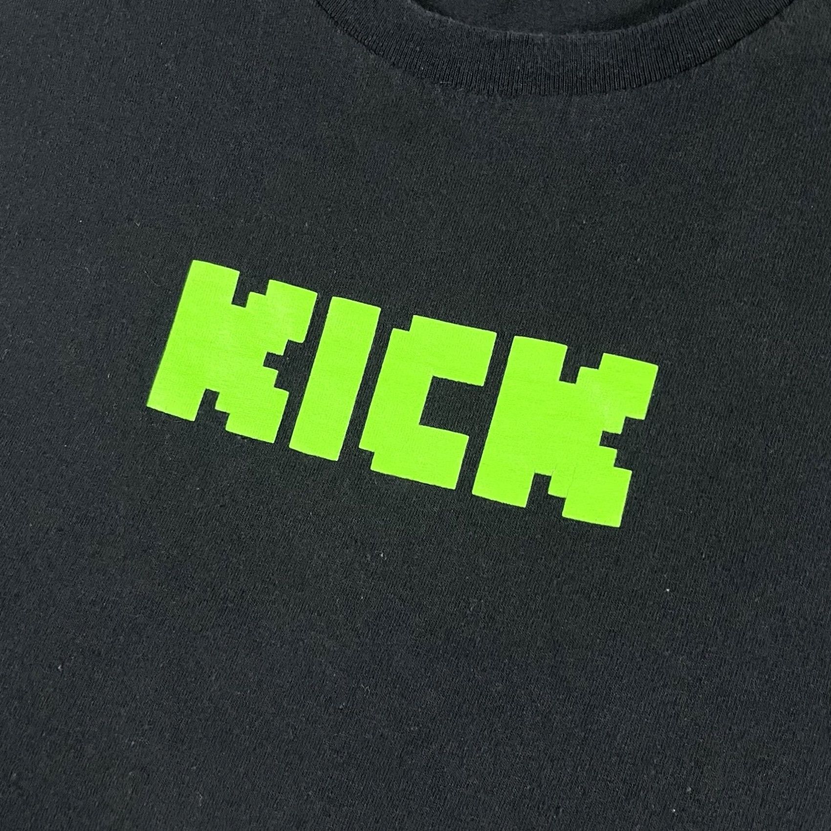 Logo 7 Kick Stream Shirt Mens XL Logo Graphic Print Crew Neck Cotton Black T-Shirt Size US XL / EU 56 / 4 - 6 Thumbnail