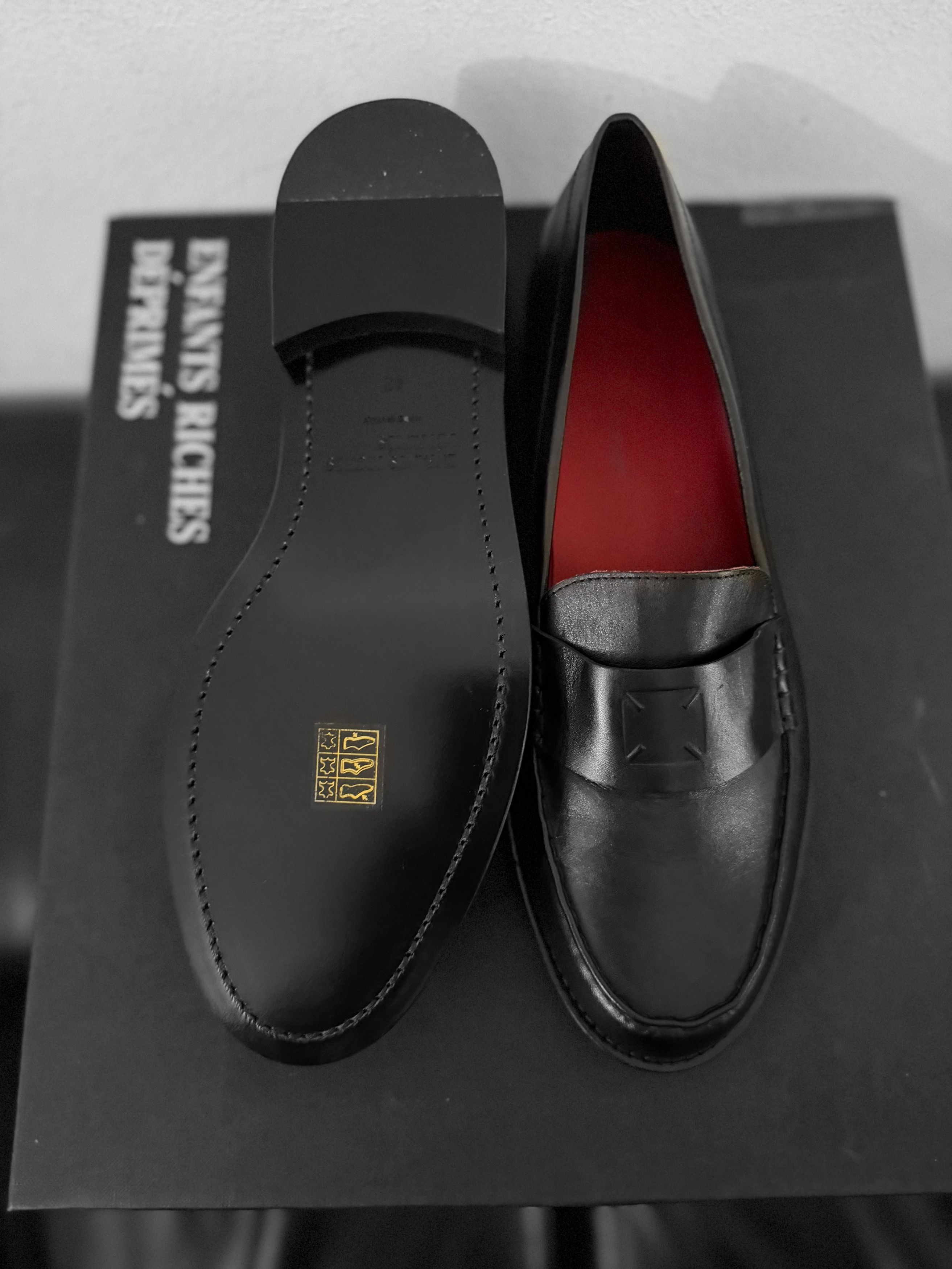Enfants Riches Deprimes Runway SS'25 Glazed Cross Penny Loafers Size US 9 / EU 42 - 2 Thumbnail