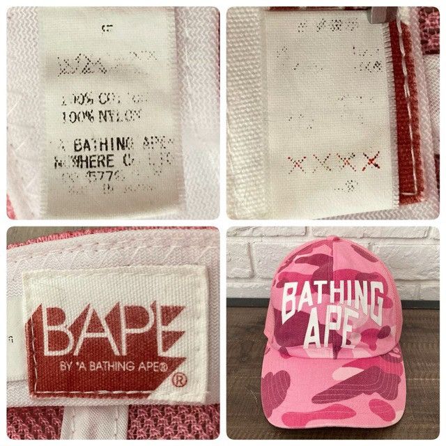 Bape BAPE NYC LOGO PINK CAMO trucker hat cap a bathing ape NIGO Size ONE SIZE - 8 Thumbnail