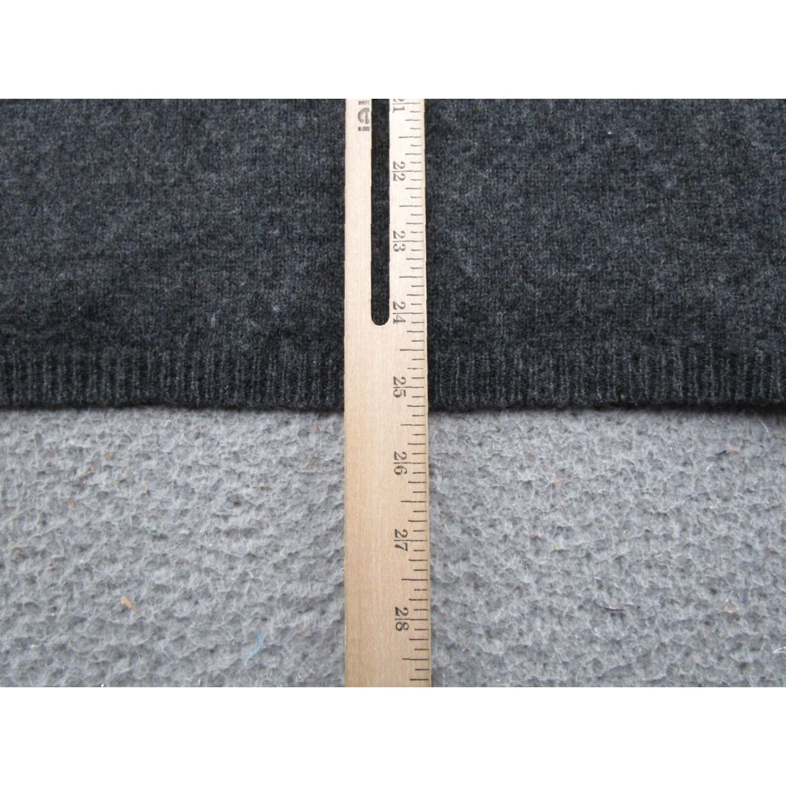 Old Navy VINTAGE Old Navy Sweater Pullover Women's Gray 100% Lambswool Size L Knit Size L / US 10 / IT 46 - 6 Thumbnail