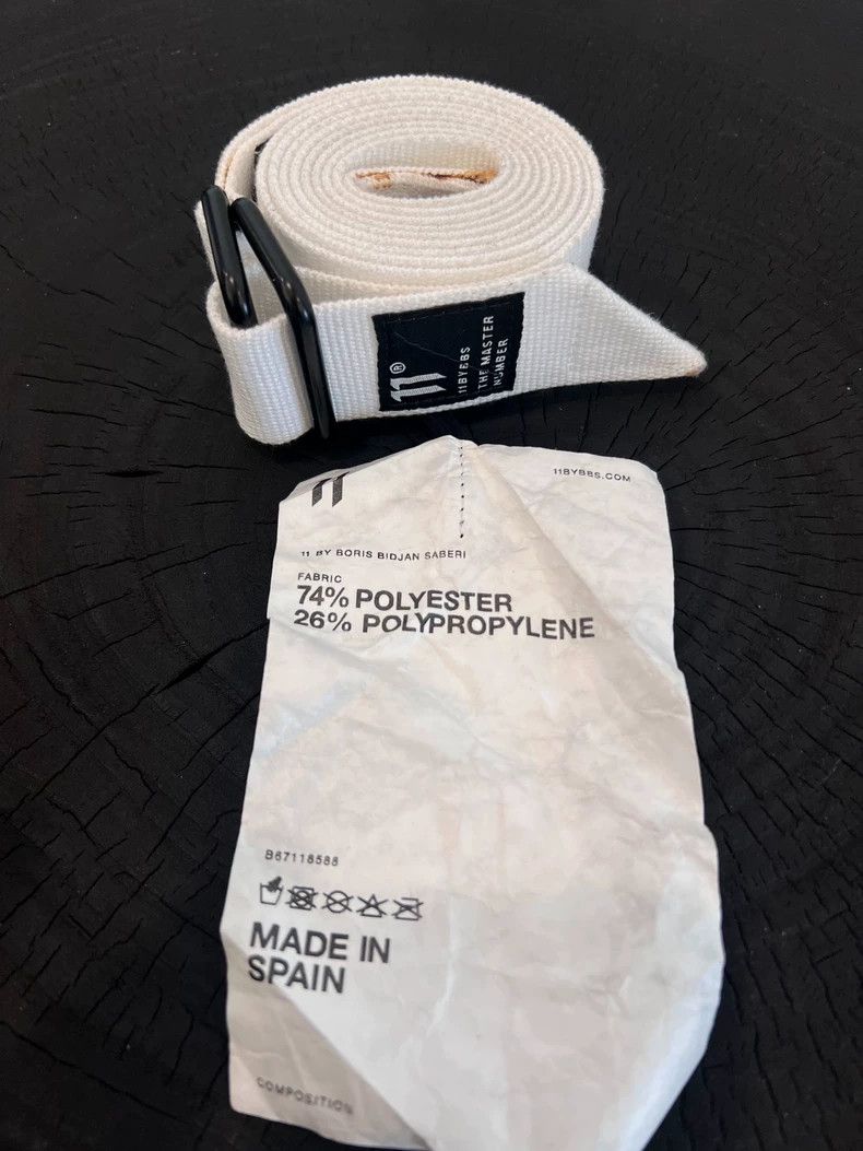 Boris Bidjan Saberi Boris Bidjan Saberi Canvas Belt Size ONE SIZE - 2 Thumbnail