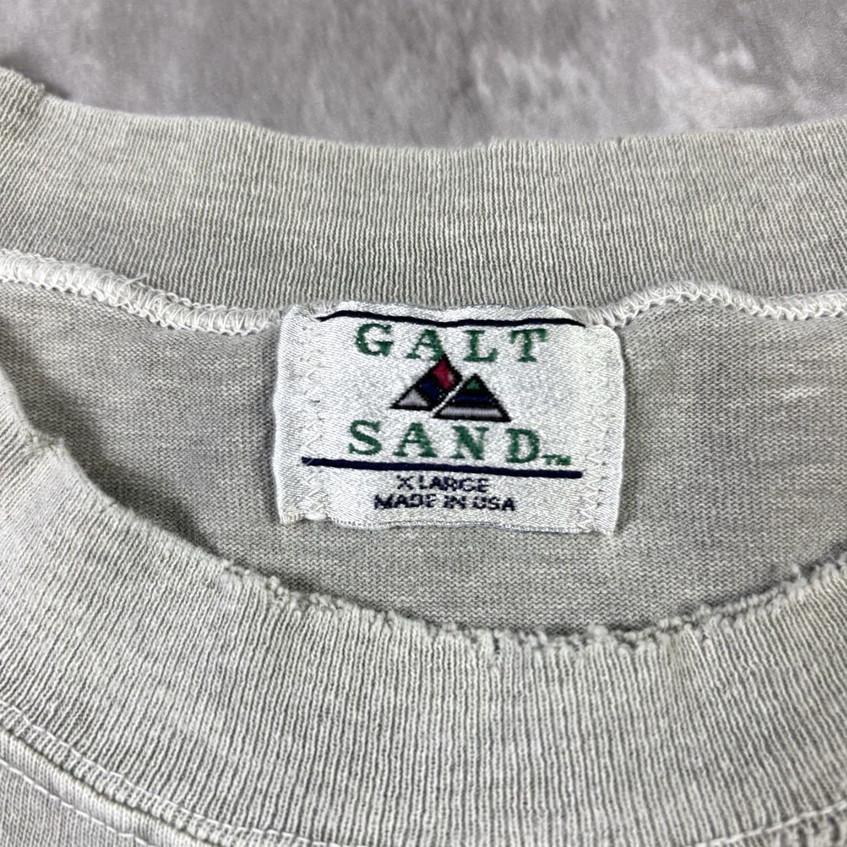 Vintage VINTAGE Galt Sand T-Shirt Men XL Green Nature Distressed Short Sleeve Crew Neck Vintage Yes Size US XL / EU 56 / 4 - 3 Thumbnail