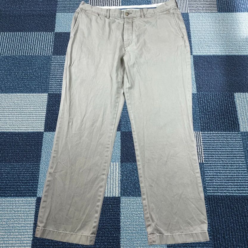 Polo Ralph Lauren VINTAGE Polo Ralph Lauren Pants Mens 38 Beige 38x32 Classic Twill Straight Preppy Size US M / EU 48-50 / 2 - 1 Thumbnail