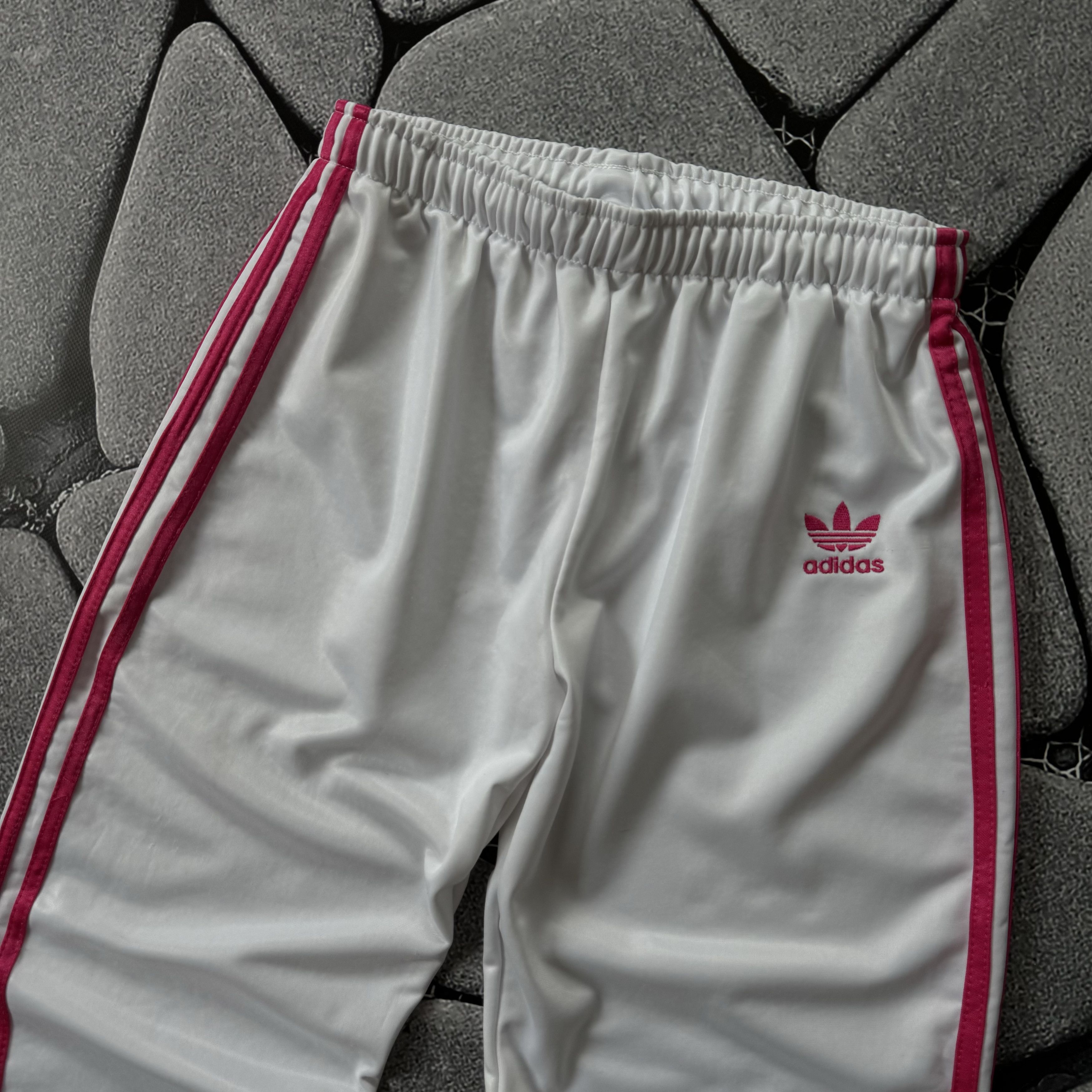 Adidas × Vintage ADIDAS VINTAGE PINK STRIPES TRACK PANTS Y2K HYPE Size US 30 / EU 46 - 6 Thumbnail