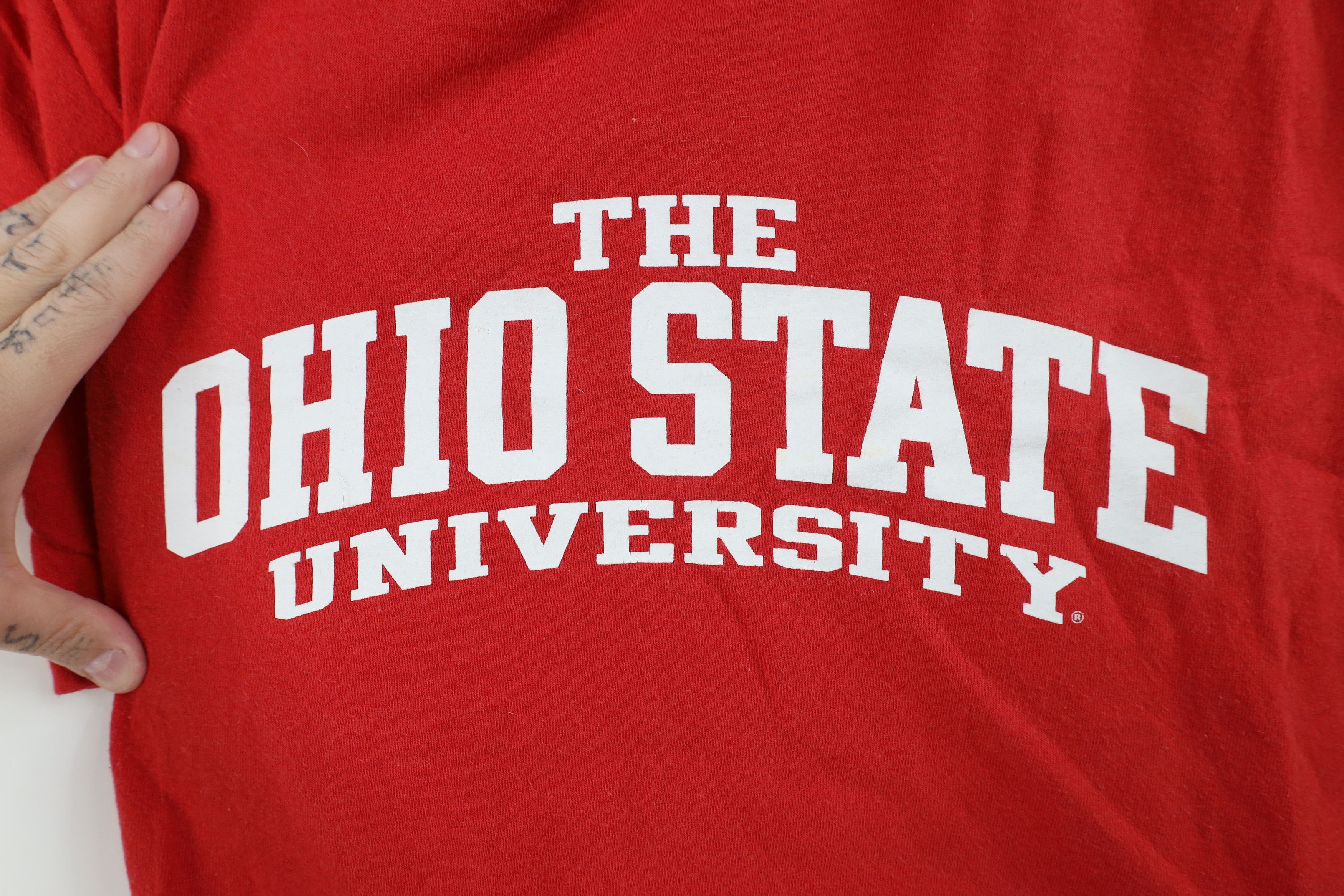 Vintage Vintage Y2K Ohio State University Short Sleeve T-Shirt Red Size US XL / EU 56 / 4 - 4 Thumbnail