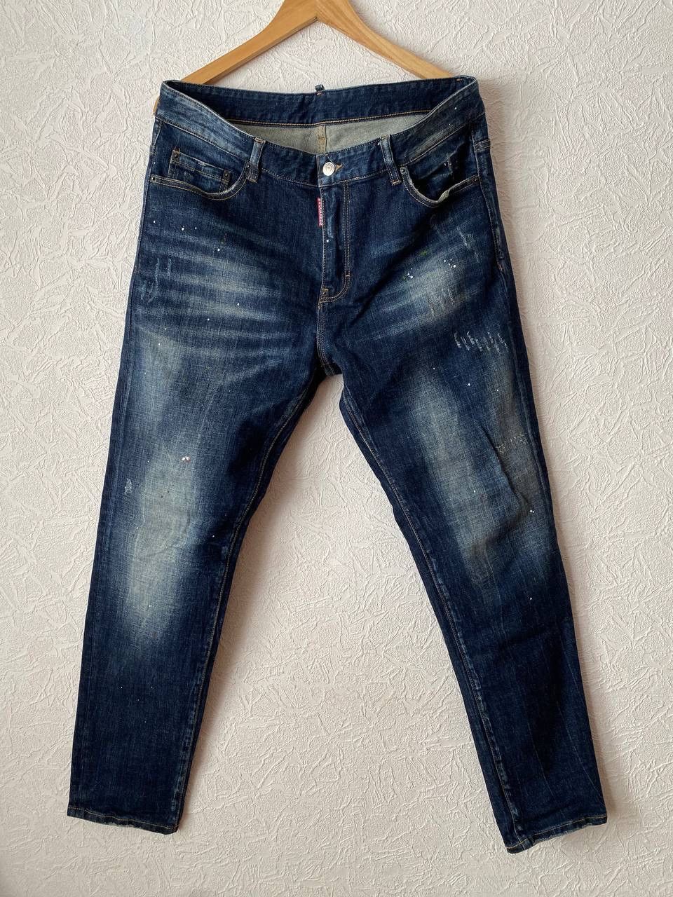 Dsquared2 Dsquared Jeans Italian Designer Navy Denim Rare Vintage Y2K Size US 36 / EU 52 - 6 Thumbnail