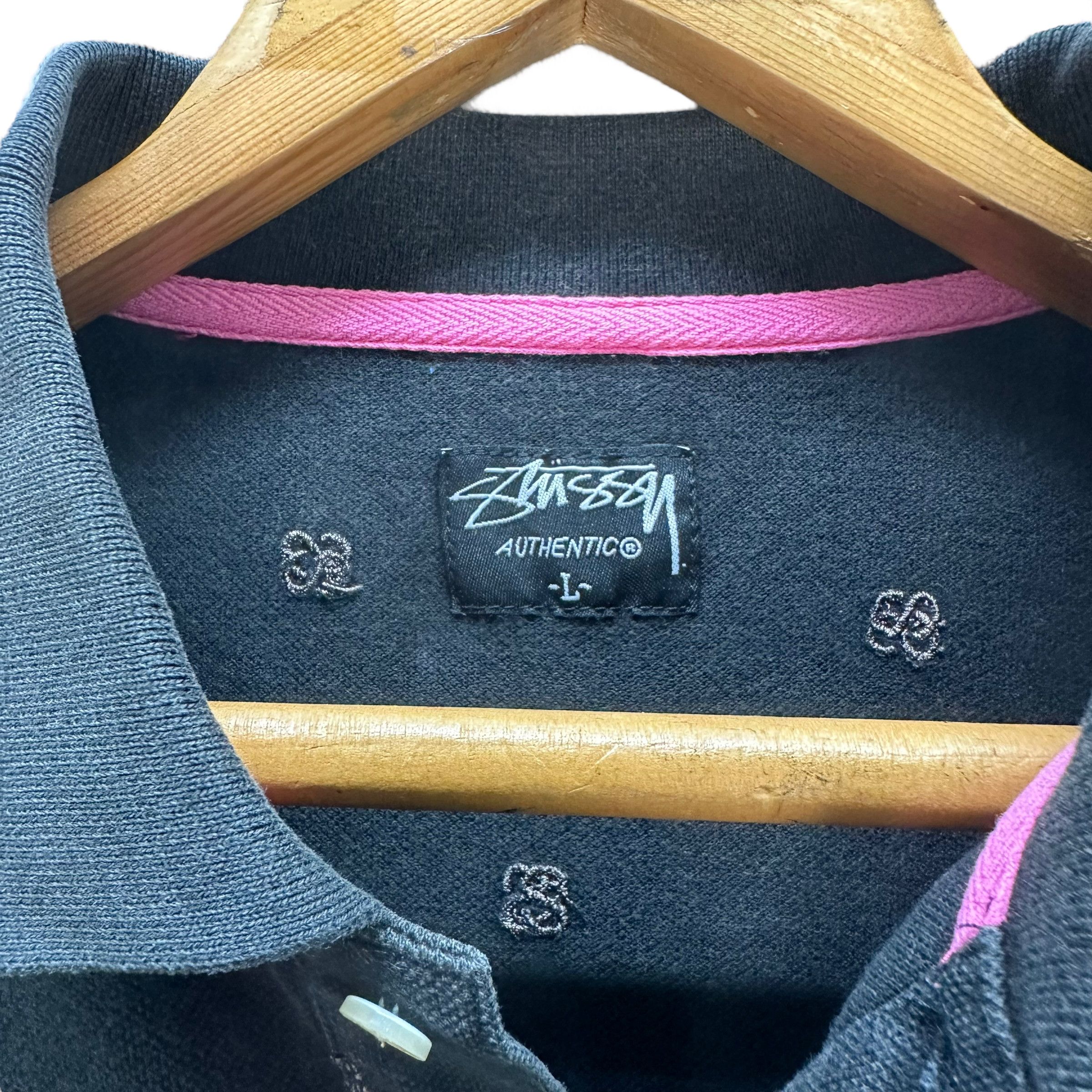 Stussy STUSSY EMBROIDERY ALLOVER SMALL LOGO POLOS #8537-013 Size US L / EU 52-54 / 3 - 7 Thumbnail