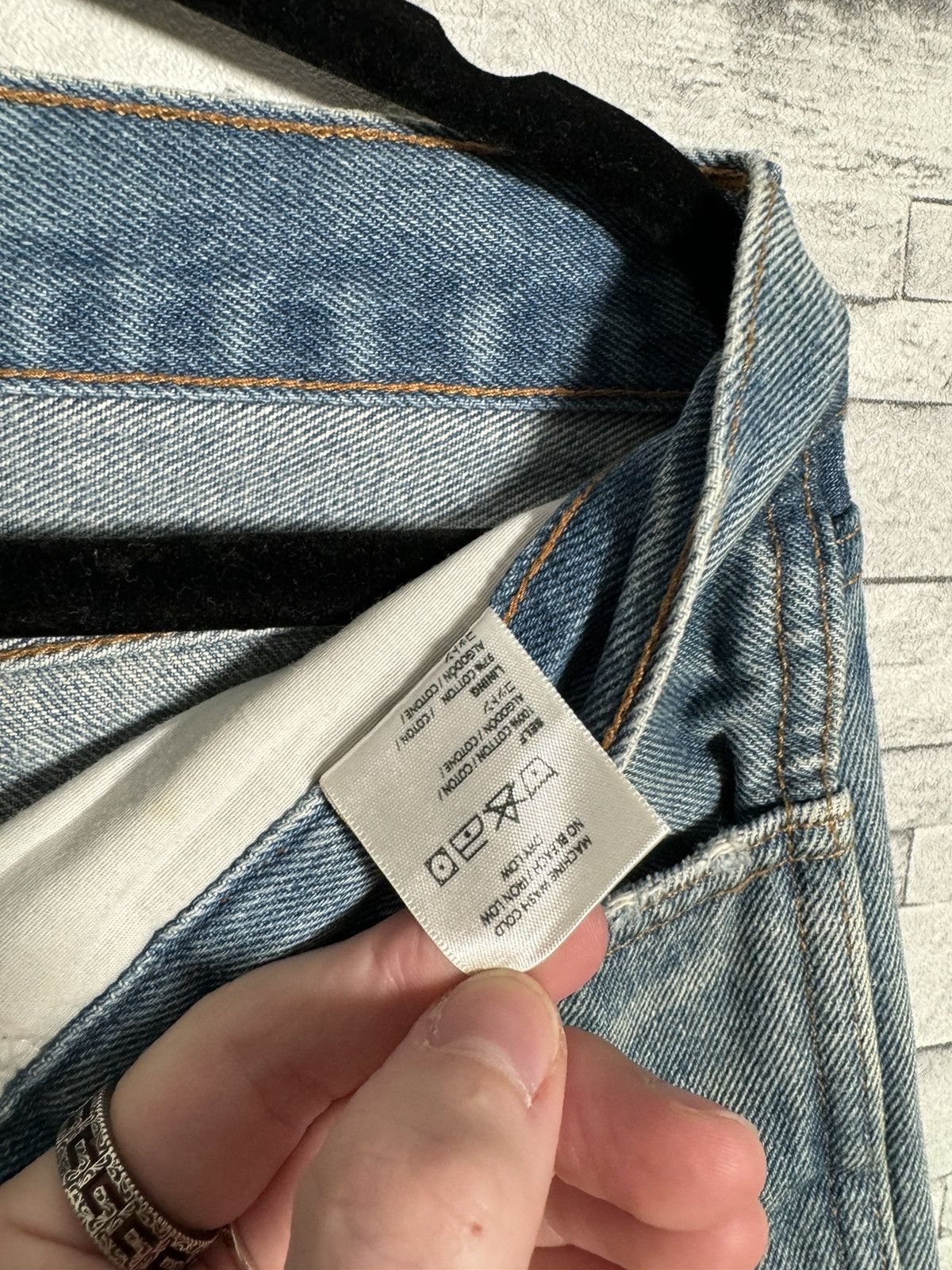 Reese Cooper Reese Cooper If A Tree Falls Denim Blue Jeans 30 Size US 32 / EU 48 - 8 Thumbnail