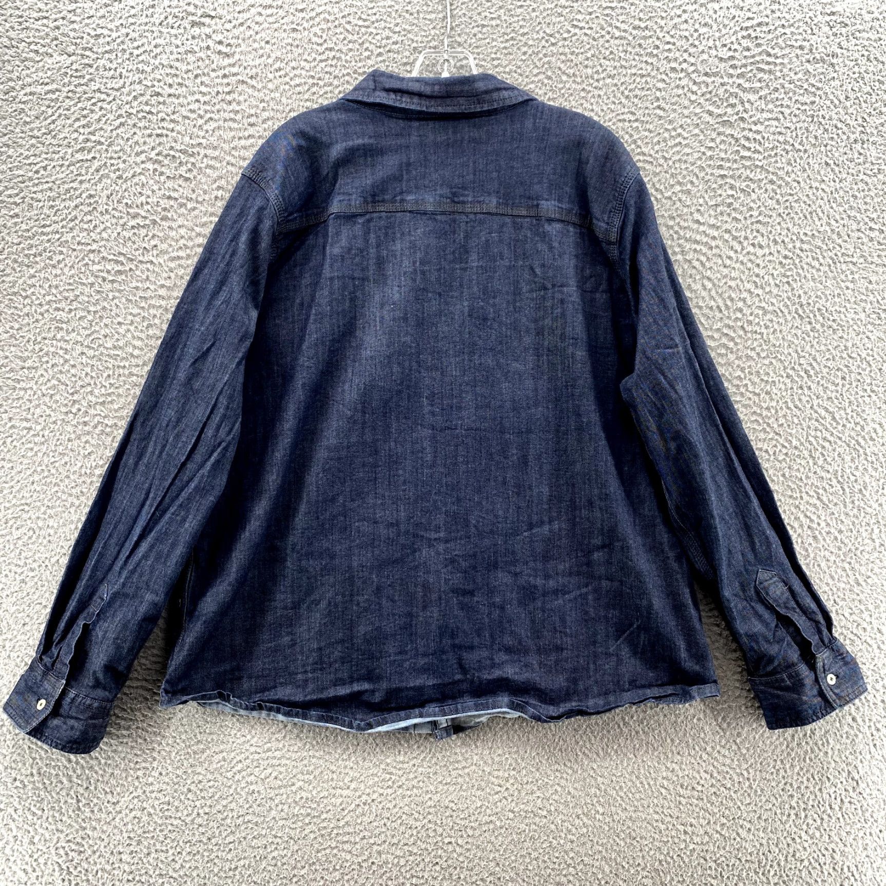 Carhartt VINTAGE Carhartt Denim Railroad Shirt Men's XL Dark Workwear Streetwear Western Y2k 90's Size US XL / EU 56 / 4 - 5 Thumbnail