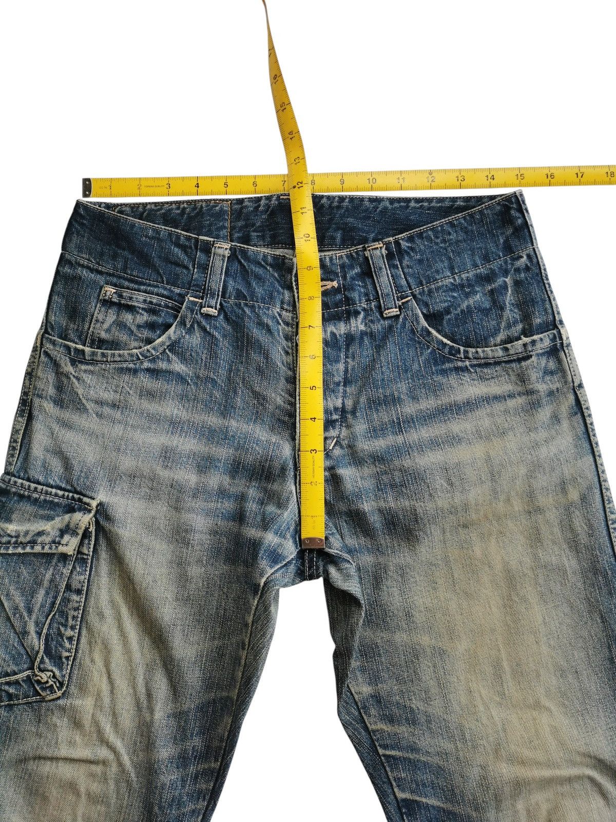 Johnbull Johnbull Distressed Faded Japanese Denim Size US 30 / EU 46 - 11 Thumbnail