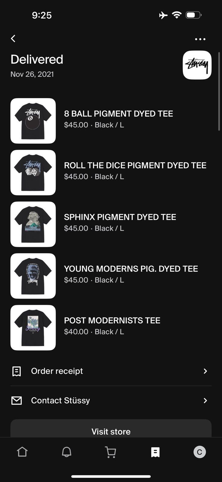 Stussy Stussy sphinx tee Size US L / EU 52-54 / 3 - 3 Thumbnail