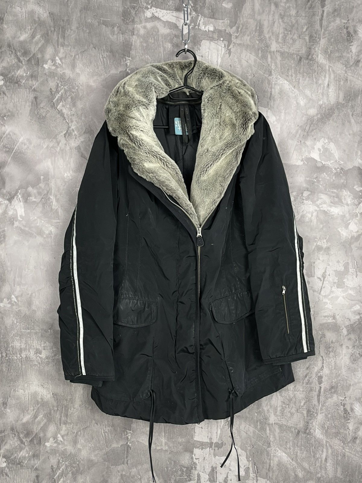 Marithe + Francois Girbaud Marithe Francois Girbaud Y2K Faux Fur Collar jacket Size M / US 6-8 / IT 42-44 - 1 Thumbnail