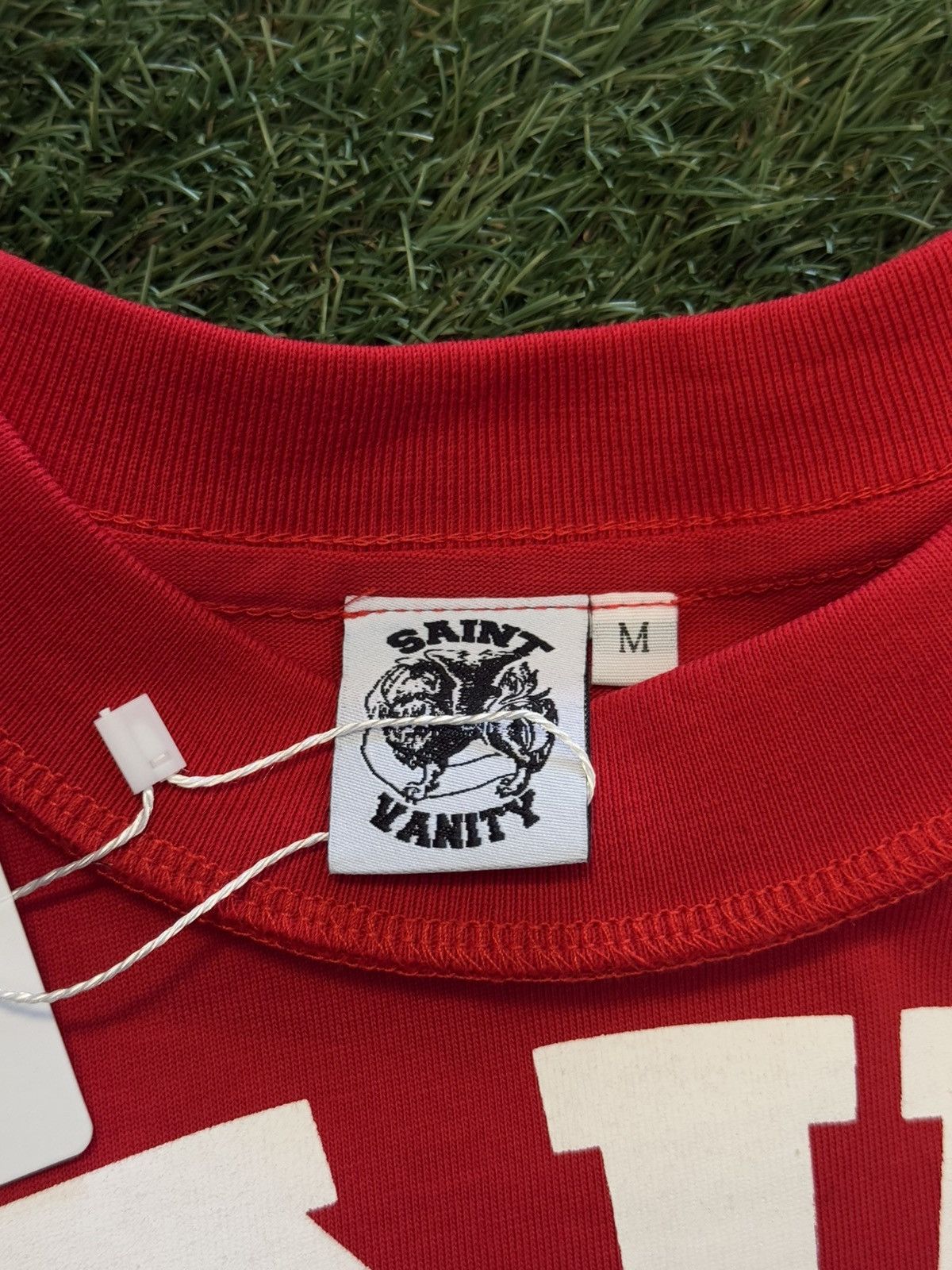 Saint Vanity Saint Vanity Red White Tee Shirt Size M (NEW) Size US M / EU 48-50 / 2 - 5 Thumbnail