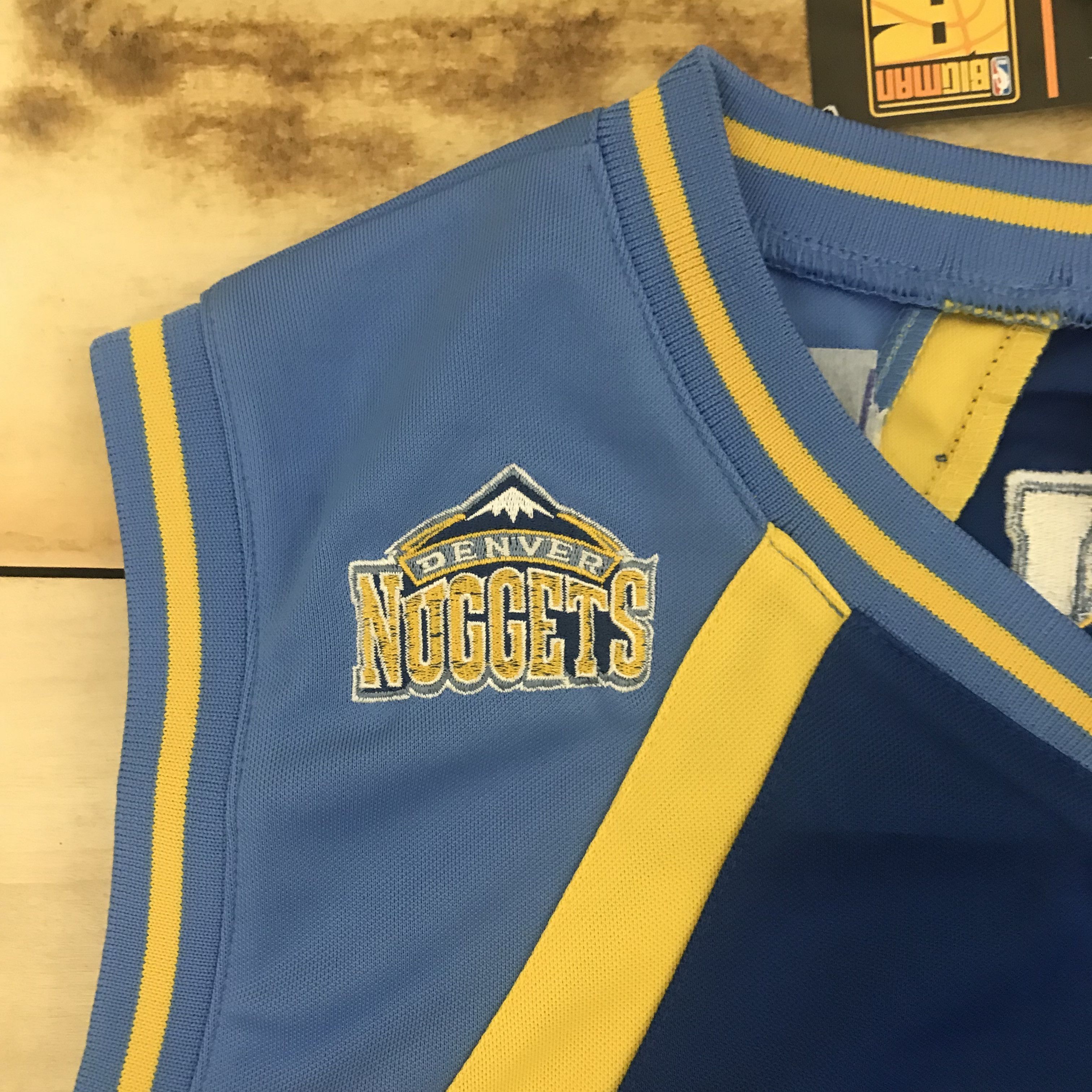 NBA F1 NWT NBA BIGMAN NUGGETS DN 76 JERSEY Size US XXL / EU 58 / 5 - 4 Thumbnail