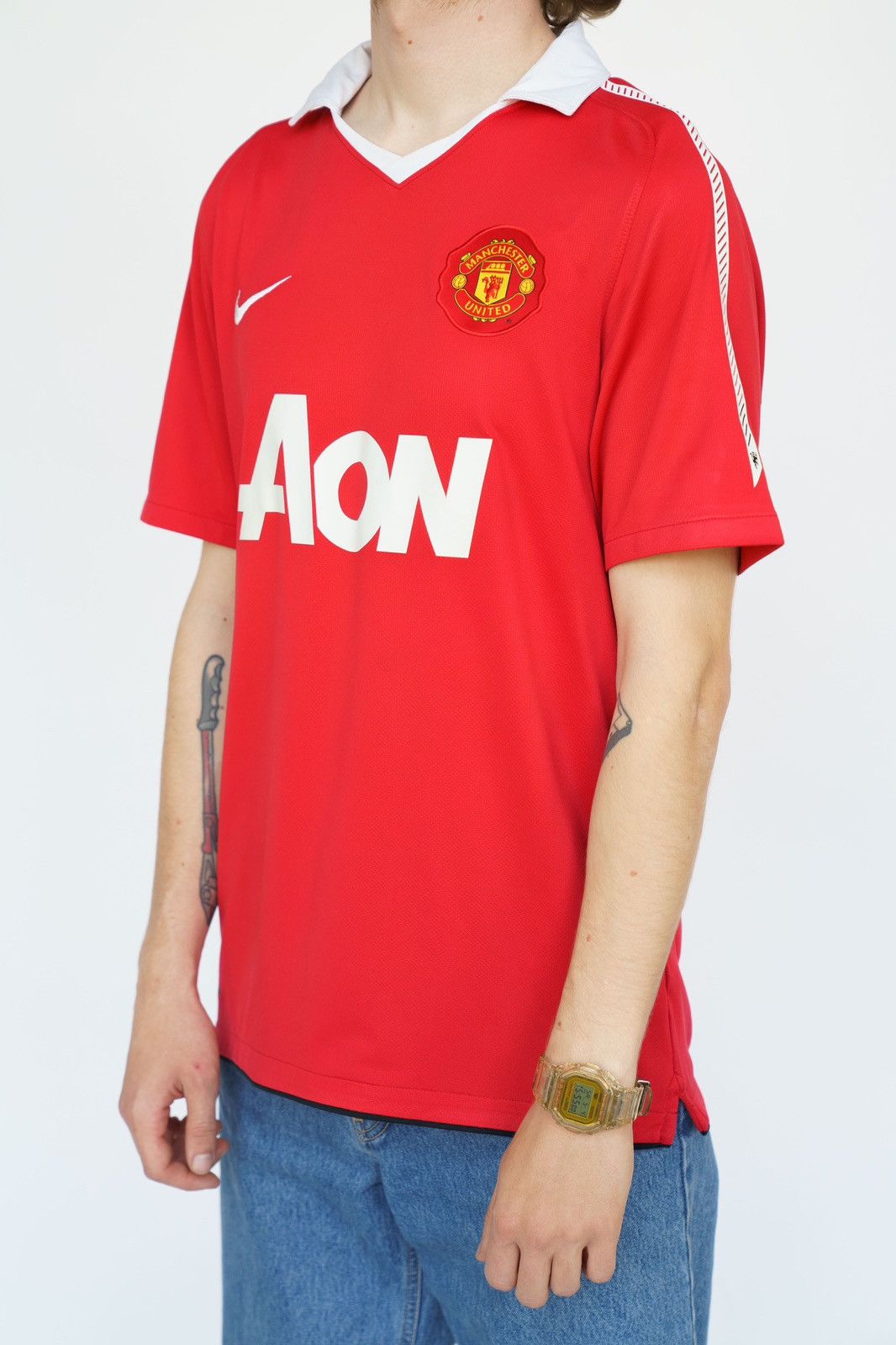 Nike Nike x Manchester United Jersey 2010 - 2011 Size US M / EU 48-50 / 2 - 2 Thumbnail