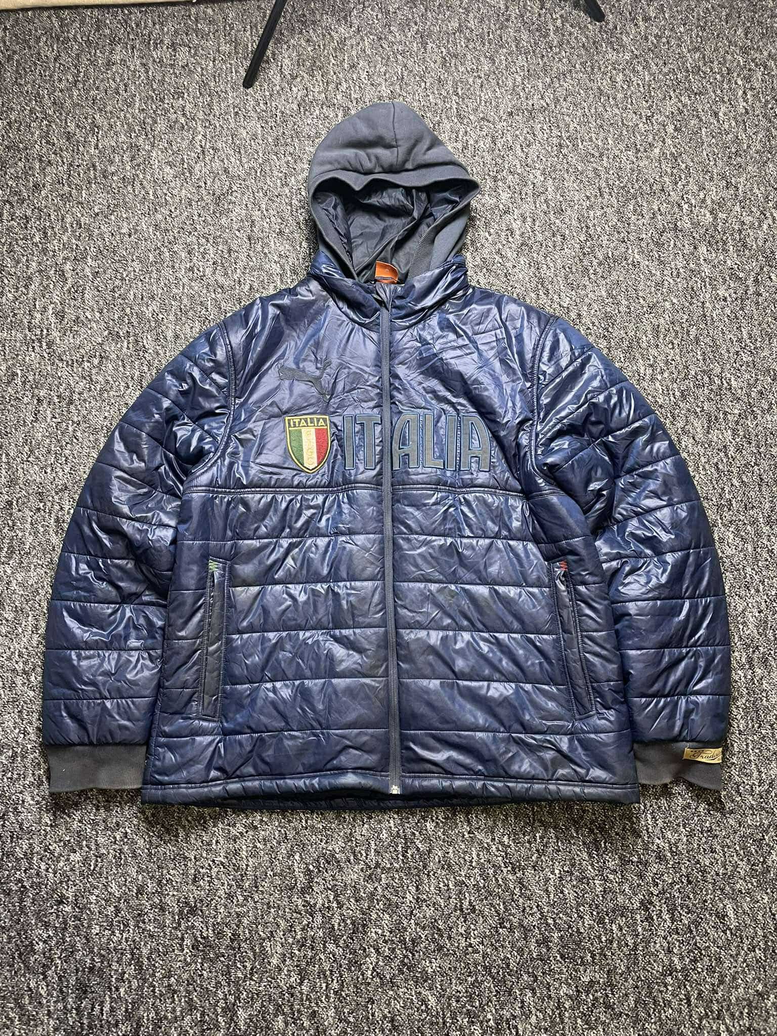 Puma × Vintage Vintage Jacket winter Puma Italia retro zip classic y2k logo Size US XL / EU 56 / 4 - 1 Thumbnail