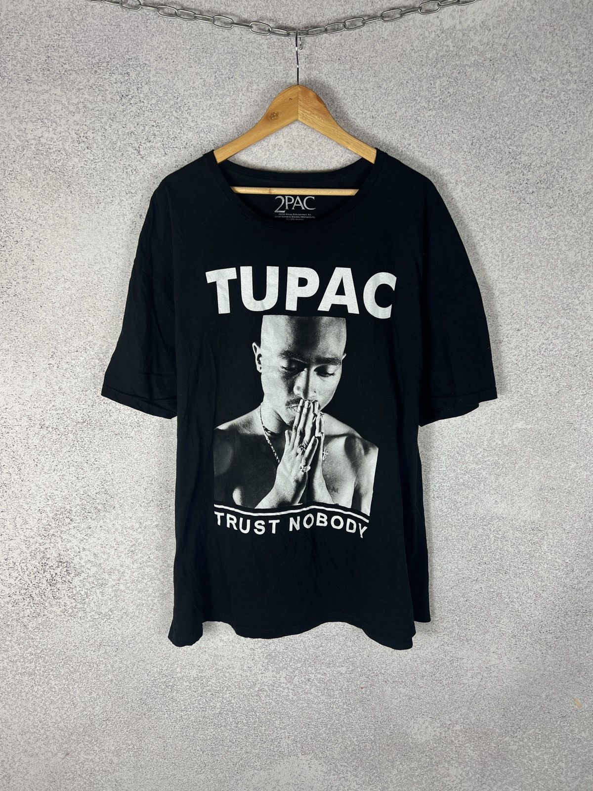 Rap Tees Vintage Tupac 2Pac Trust Nobody Band Rap Tee Size XXXL 3XL Size US XXL / EU 58 / 5 - 1 Thumbnail