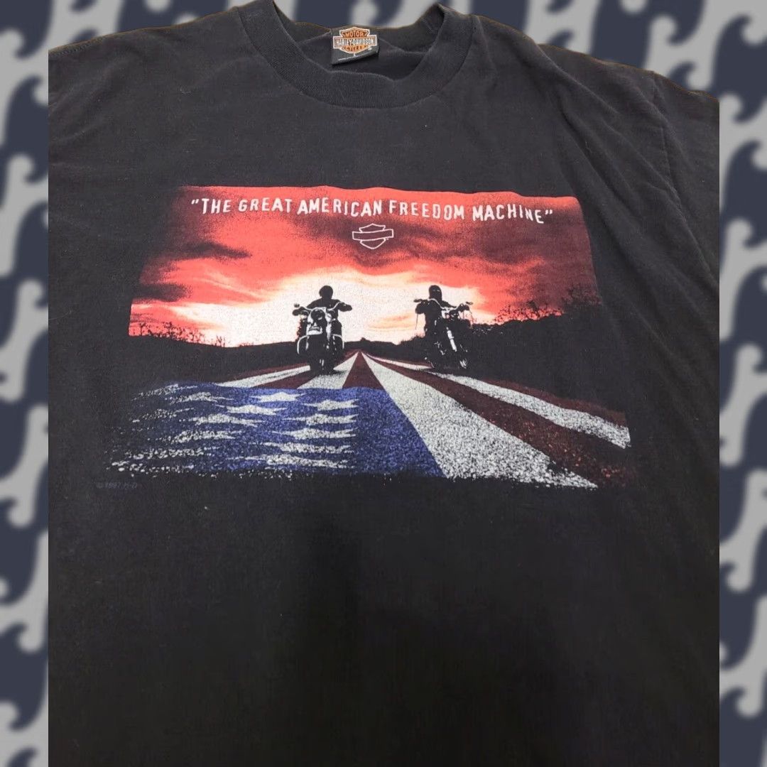 Harley Davidson Harley-Davidson Shirt Men XL Black Double-Sided Logo Graphic Print Minneapolis St. Paul 2010-2019 Limited Edition City Motorcycle Tee Size US L / EU 52-54 / 3 - 1 Thumbnail