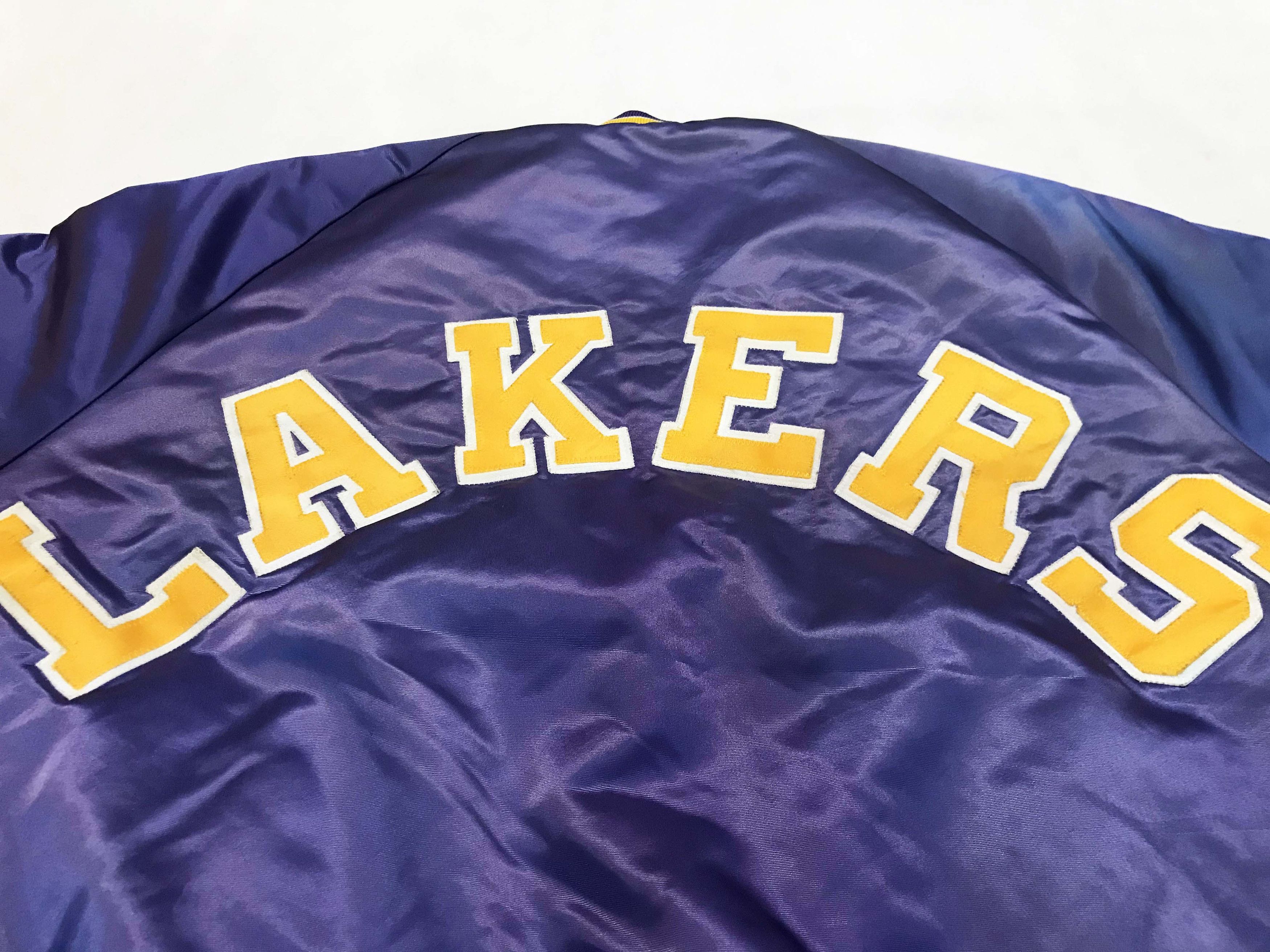 Chalk Line × NBA × Vintage Vintage Chalk Line NBA Los Angeles Lakers Bomber Jacket Size US L / EU 52-54 / 3 - 7 Thumbnail