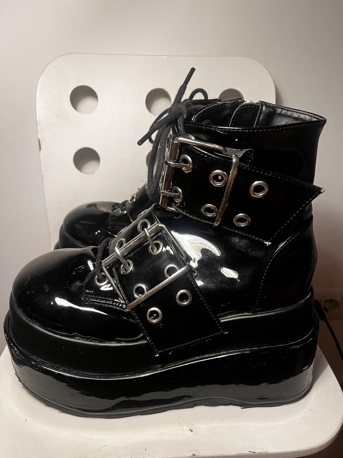 Demonia Cult Demonia Cult Bear-104 Platform Boots Size US 11.5 / IT 41.5 - 2 Thumbnail