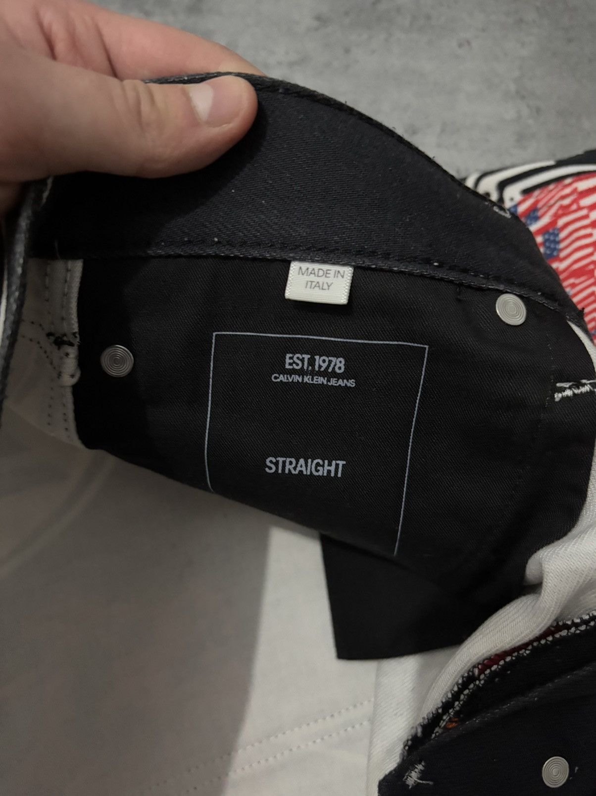 Calvin Klein 205W39NYC Calvin Klein 205W39NYC ALLOVER PRINTED STRAIGHT JEANS BLACK Size US 32 / EU 48 - 10 Thumbnail