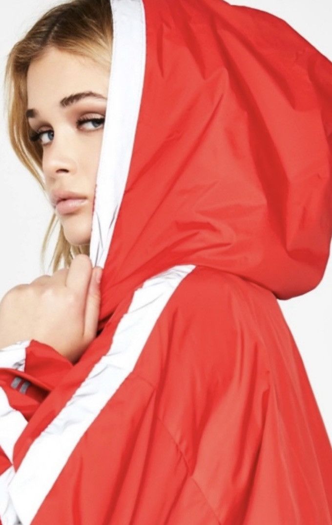 I.AM.GIA LAM.GIA Red & Hooded Silver Reflective Windbreaker (Medium) Size M / US 6-8 / IT 42-44 - 7 Thumbnail