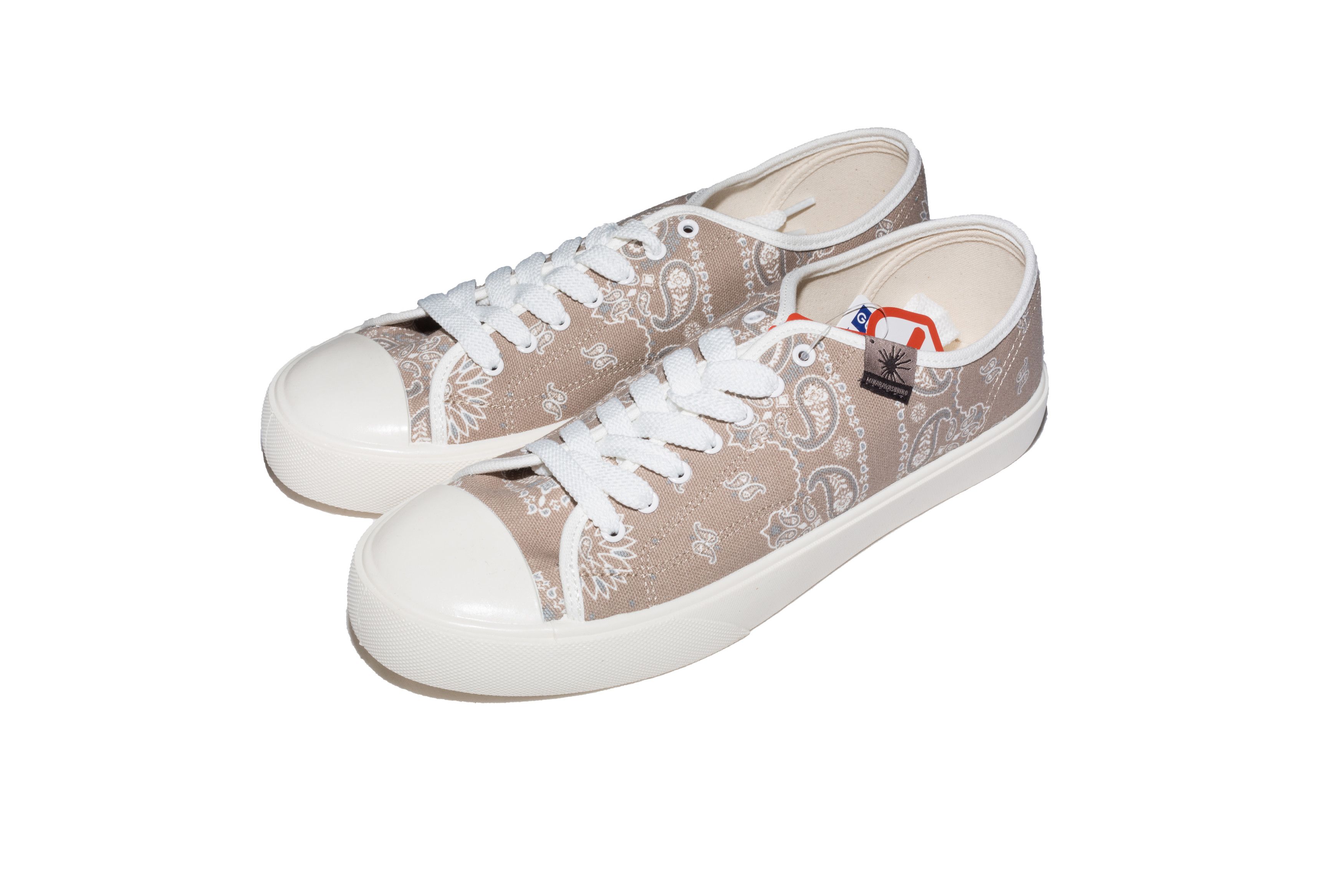 Maison MIHARA YASUHIRO Green Paisley Low Top Court Shoes Size US 10 / EU 43 - 2 Thumbnail