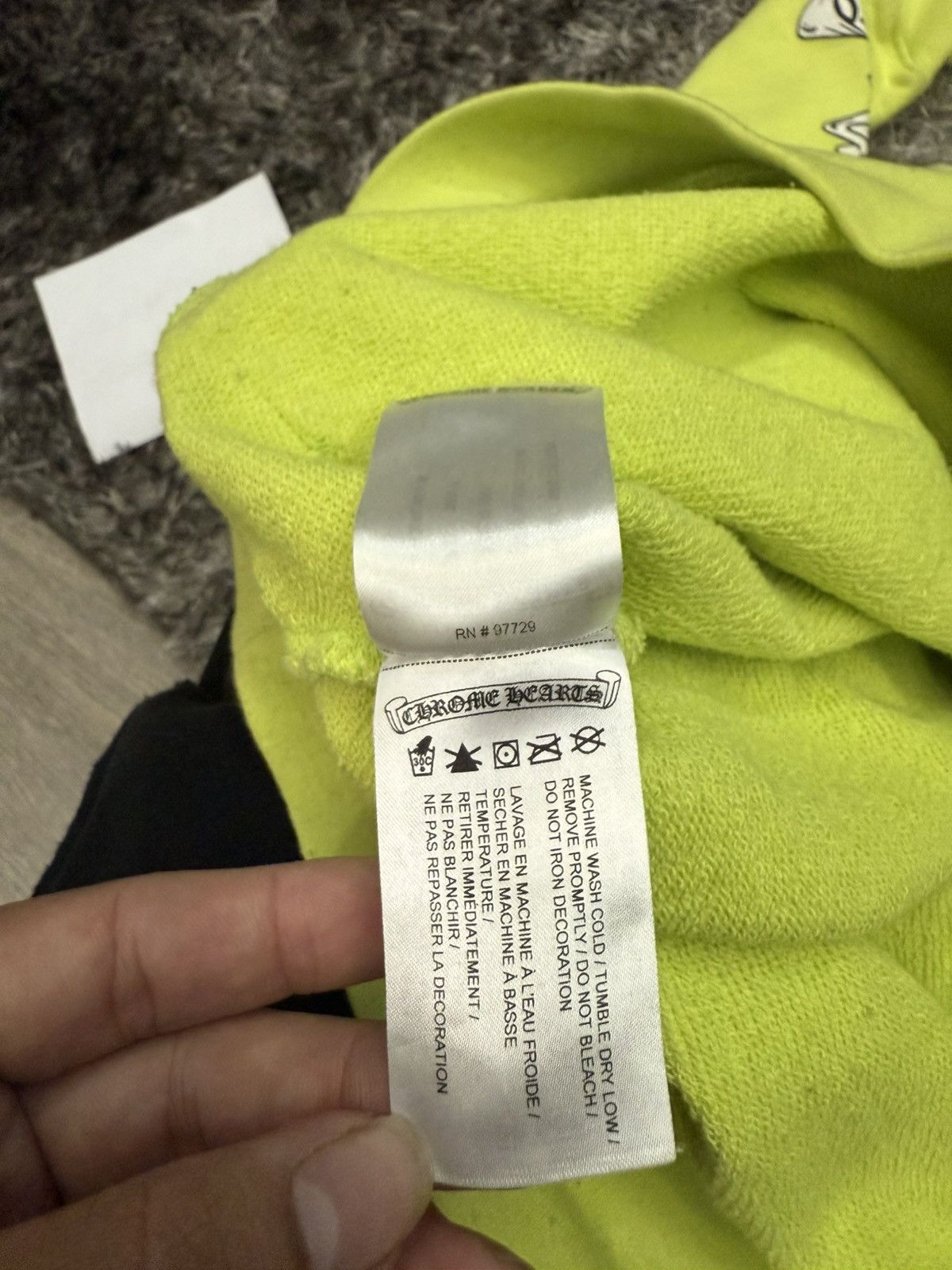 Chrome Hearts Chrome Hearts Matty Boy Link Lime Green Hoodie Size Small Size US S / EU 44-46 / 1 - 18 Thumbnail