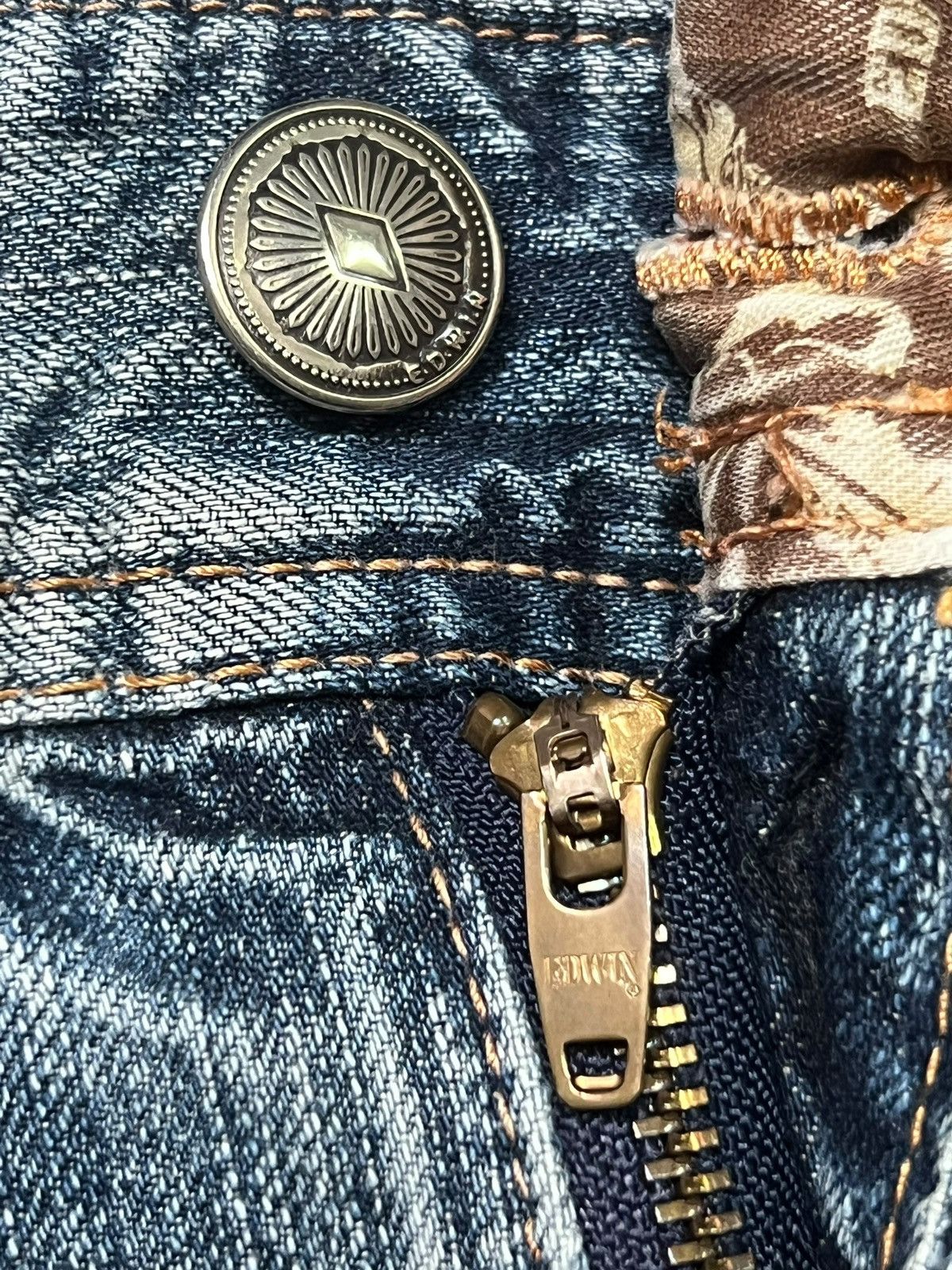 Edwin Bootcut Vintage Edwin 431 Japan - Faded, Distressed Jeans Size US 34 / EU 50 - 11 Thumbnail