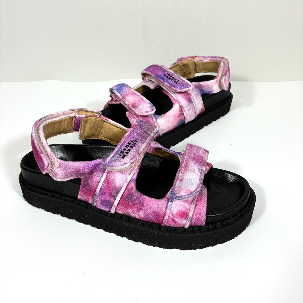 Isabel Marant Isabel Marant Madee Platform Sandal Mulberry Tie Dye 41 10 Size US 10 / IT 40 - 11 Thumbnail