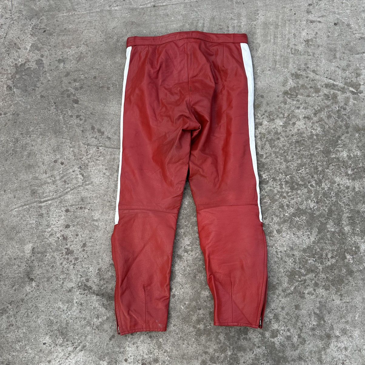 20471120 × Genuine Leather × If Six Was Nine Vintage Japanese Style Moto Leather Pants 90s Size 32 Size US 32 / EU 48 - 2 Thumbnail
