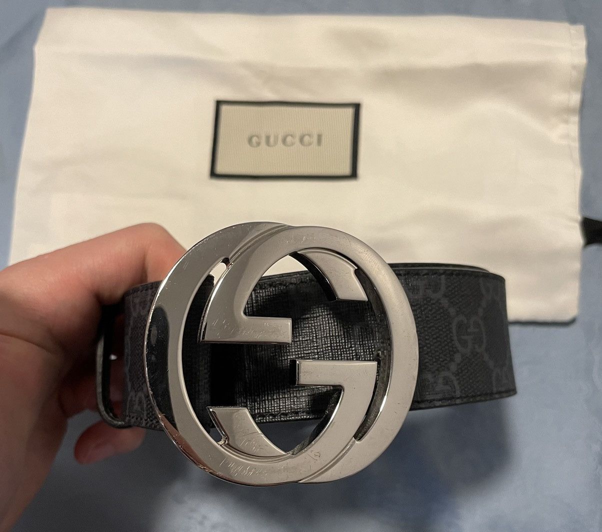 Gucci GG Supreme Belt with G buckle