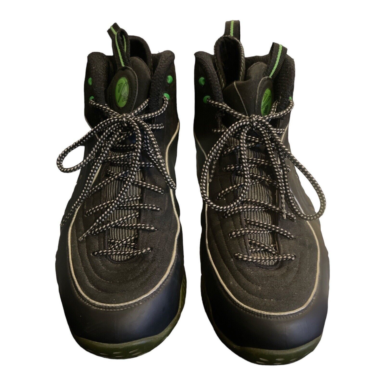 Nike Nike 1/2 Cent Black Green Metallic Silver Size 11.5. 344646 Size US 11.5 / EU 44-45 - 1 Thumbnail