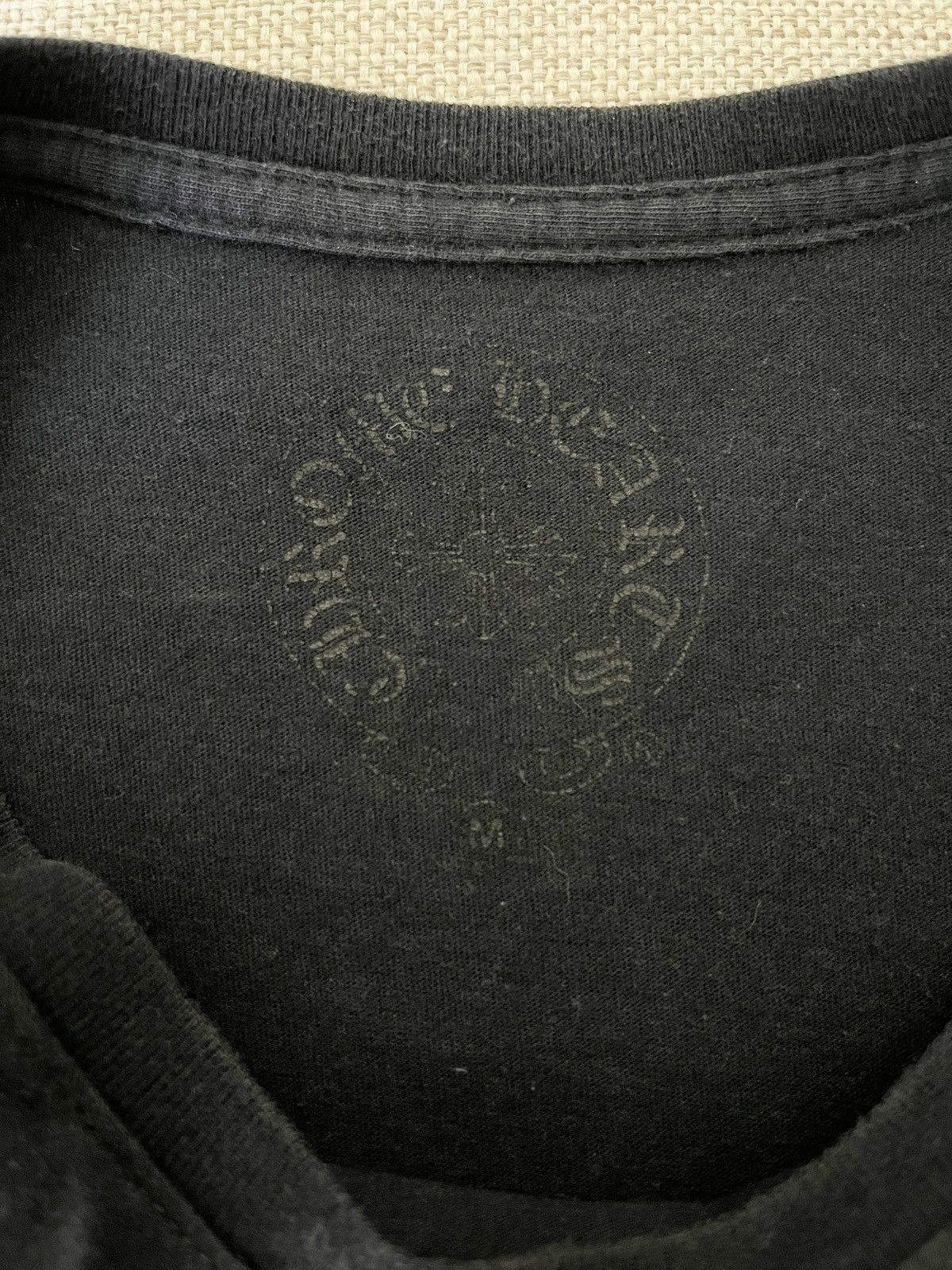 Chrome Hearts STEAL! 2010s Chrome Hearts Half Heart Crosses Pocket Tee Size US M / EU 48-50 / 2 - 7 Thumbnail