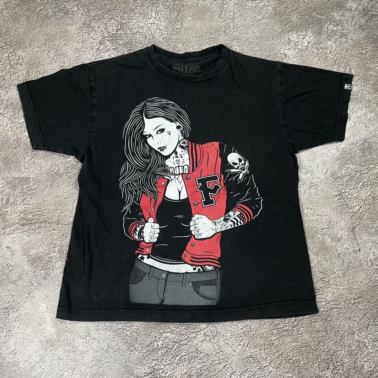 Vintage Vintage Y2K ADULT JACKET FUNNY Tee SEXY GIRL L Size US L / EU 52-54 / 3 - 2 Thumbnail