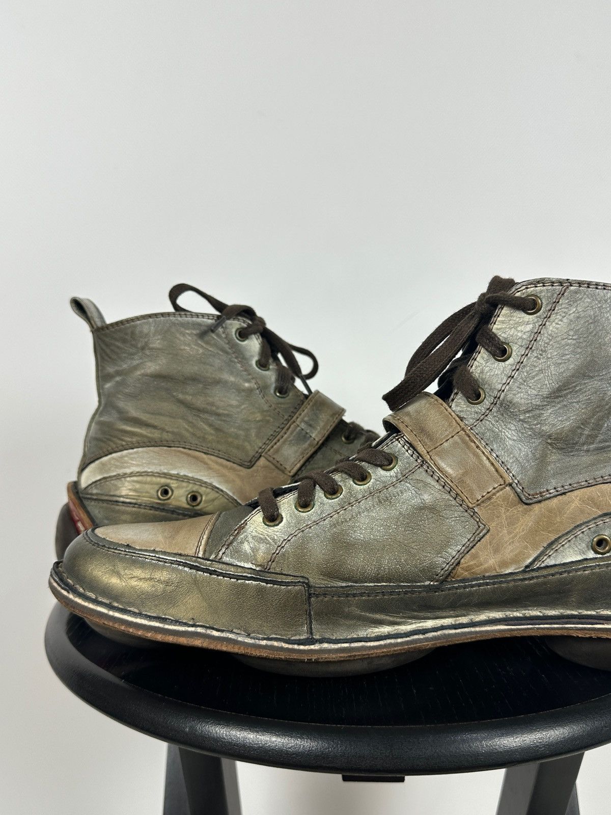 Marithe + Francois Girbaud 00s Vintage Marithé + François Girbaud High Top Sneakers Size US 8 / EU 41 - 20 Thumbnail