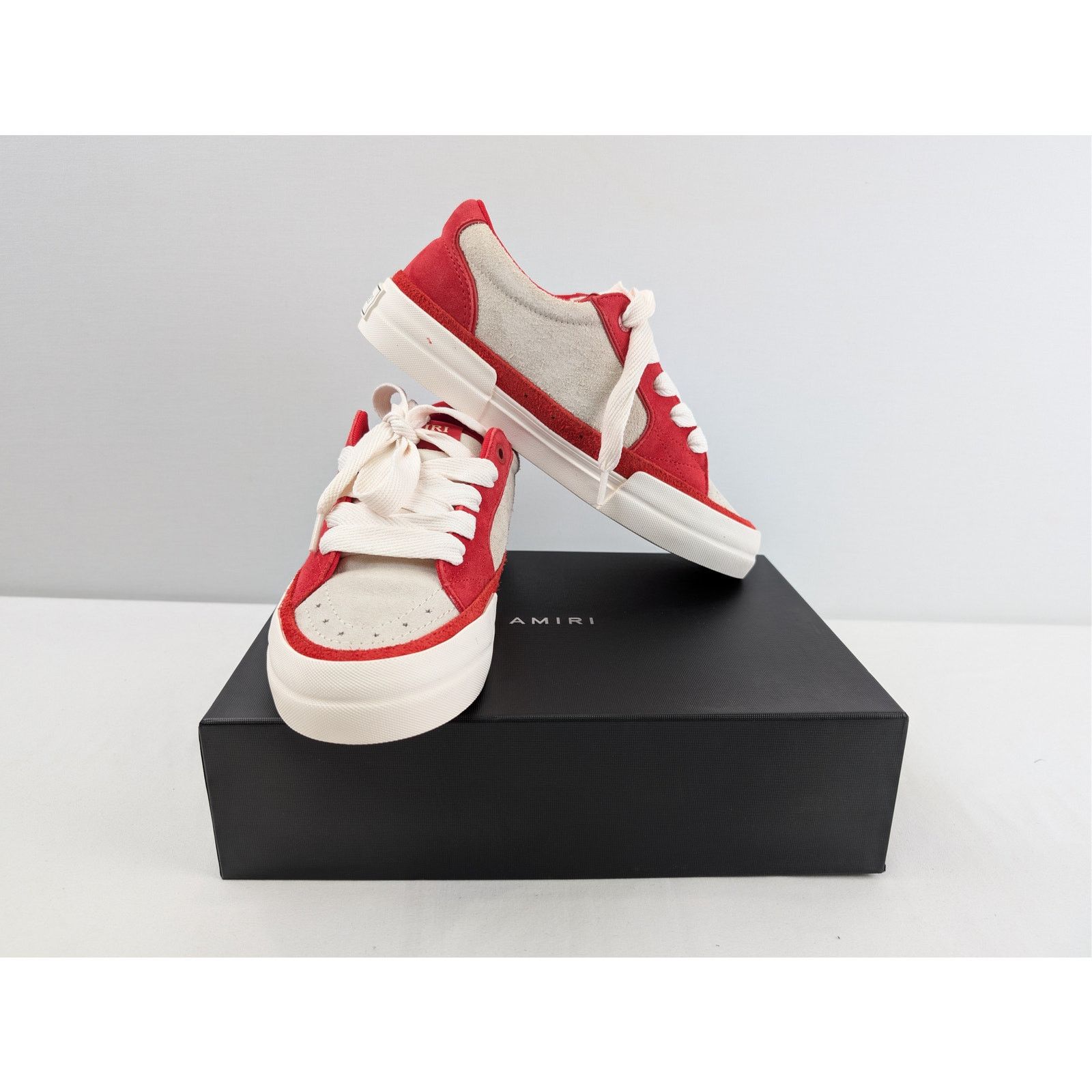 Amiri o1rshd1 Sunset Vulcanized Sneakers in Birch Red Size US 12 / EU 45 - 16 Thumbnail