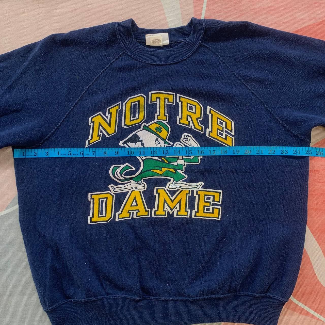 Vintage Vintage MADE IN USA NOTRE DAME Leprechaun Sweatshirt Size US L / EU 52-54 / 3 - 7 Thumbnail