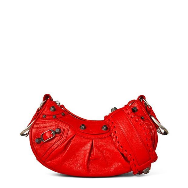 Balenciaga o1g2r1mq0924 Size: OS / Small Shoulder Bag in Red Size ONE SIZE - 1 Thumbnail